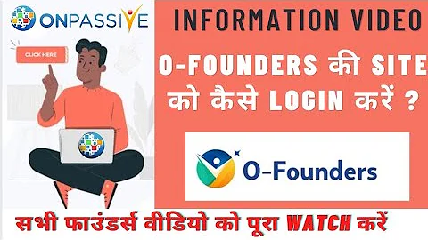 #ONPASSIVE l O-founders website Login