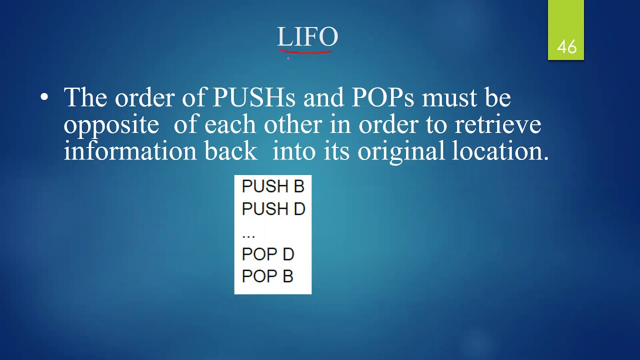Microprocessor 8085 stack & subroutine - YouTube