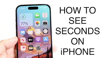 How To See Seconds On iPhone Clock!
