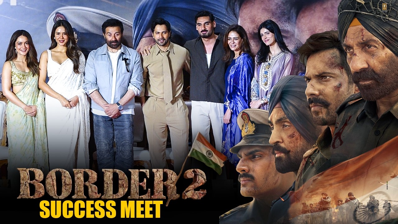 BUNCUT | Border 2 Movie Success PRESS MEET | Sunny Deol,Varun,Ahan Shetty,Mona,Medha,Sonam,Anyaa