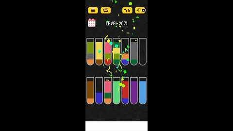 water sort puzzle level 2071