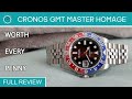 Cronos GMT Pepsi   Full Review.  The Holy Grail of AliExpress?