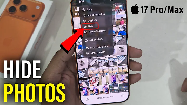 iPhone 17 Pro/ Pro Max : How to Hide Photos on iPhone