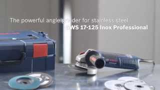 Bosch Blue Professional  New Gws 17125 Inox Grinder  Upgrade From 1500 To 1700 Watt