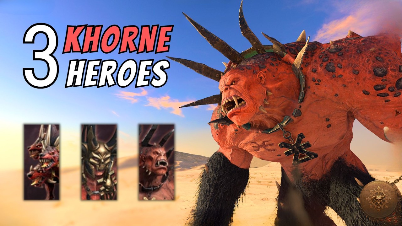 Khorne Legendary Heroes Guide (How to Recuit, Stats, Unique Skills) | Total War Warhammer 3