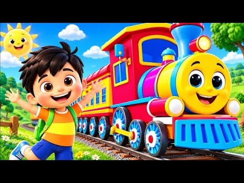 गाड़ी आयी छुक छुक - Full rhyme in Hindi | Gadi Aayi Gadi Aayi Chuk Chuk Rhyme | Kids rhyme in hindi
