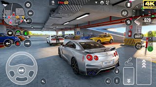 Nissan GTR R35 & Dodge Challenger SRT Hellcat - Car Parking Driving School Gameplay | 4K Graphics screenshot 3