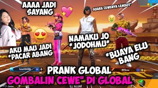 PRANK GLOBAL NYAMAR JADI BOT GOMBALIN CEWEK-CEWEK SAMPE BAPER || FREE FIRE BOT NYAMAR