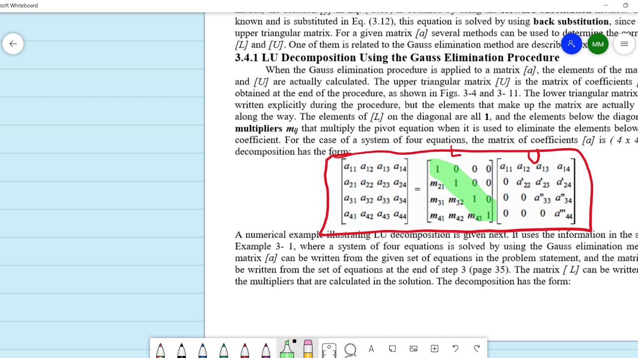 3 3 LU DECOMPOSITION METHOD - YouTube