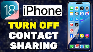 How to Turn off Contact Sharing on iPhone iOS 18! [Between Apple Devices with Same ID]