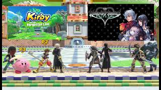 Kirby and Kingdom Hearts Mashup - Battle in Daybreaks Towns Alivel Mall
