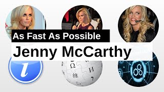 Jenny McCarthy As Fast As Possible