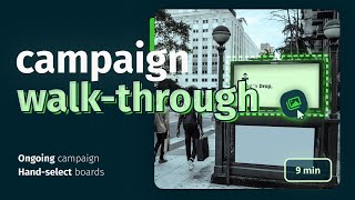Create a new campaign on CAASie.co - step by step [Ongoing | Hand-select method]