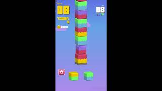 Towersplit: Stack & match colors to score! screenshot 1