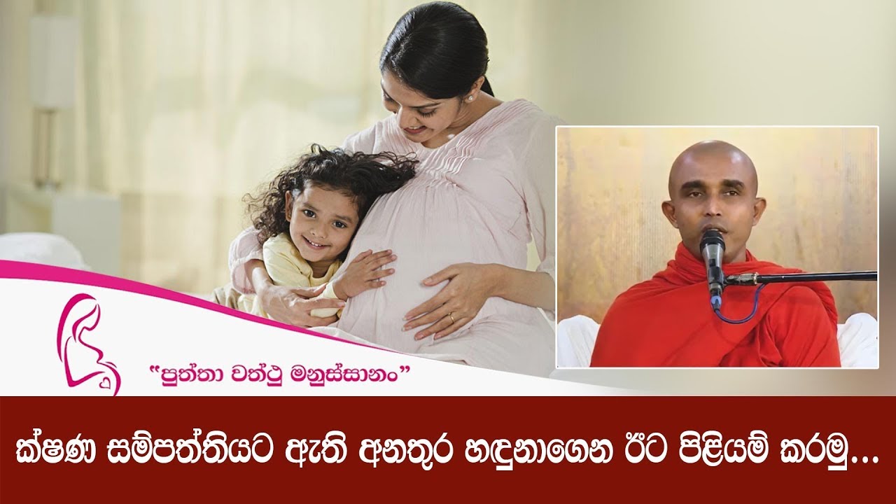 ක්ෂණ සම්පත්තියට ඇති අනතුර හඳුනාගෙන ඊට පිළියම් කරමු | Puththa Waththu ...