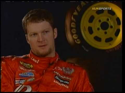 OLD - Dale Jr Interview on Daytona 500 (bud #8 car)