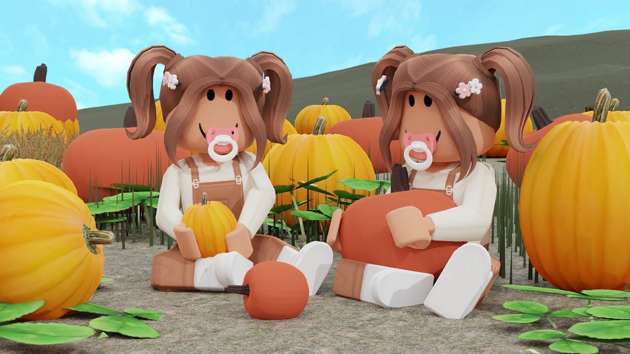 ТЫКВЕННАЯ ГОРКА С СЕМЬЕЙ | Bloxburg Roleplay