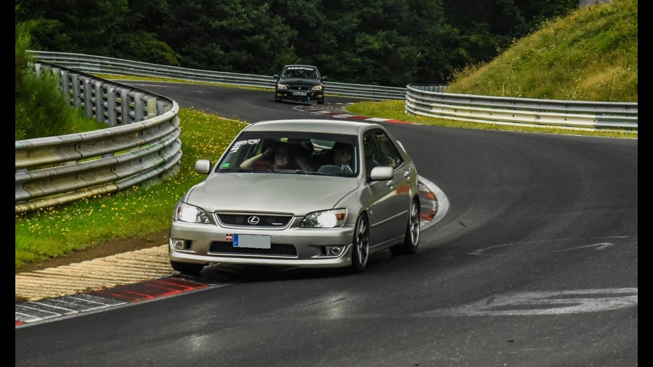 Nürburgring Lexus is200 x2 fun lap with @Chr.is200 - YouTube