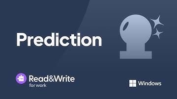 Prediction | Read&Write for Work
