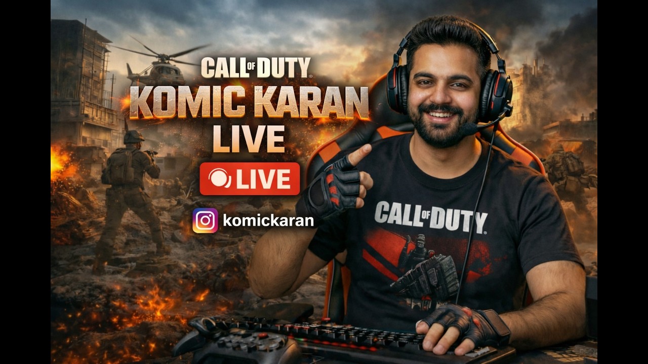 Komic Rapper Komic Karan is live! - YouTube