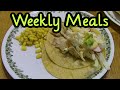 Weekly Meals August 12 -15, 2015