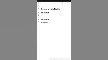 Creating internal links with Obsidian
