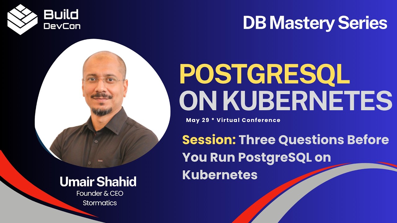 Three Questions Before You Run PostgreSQL on Kubernetes