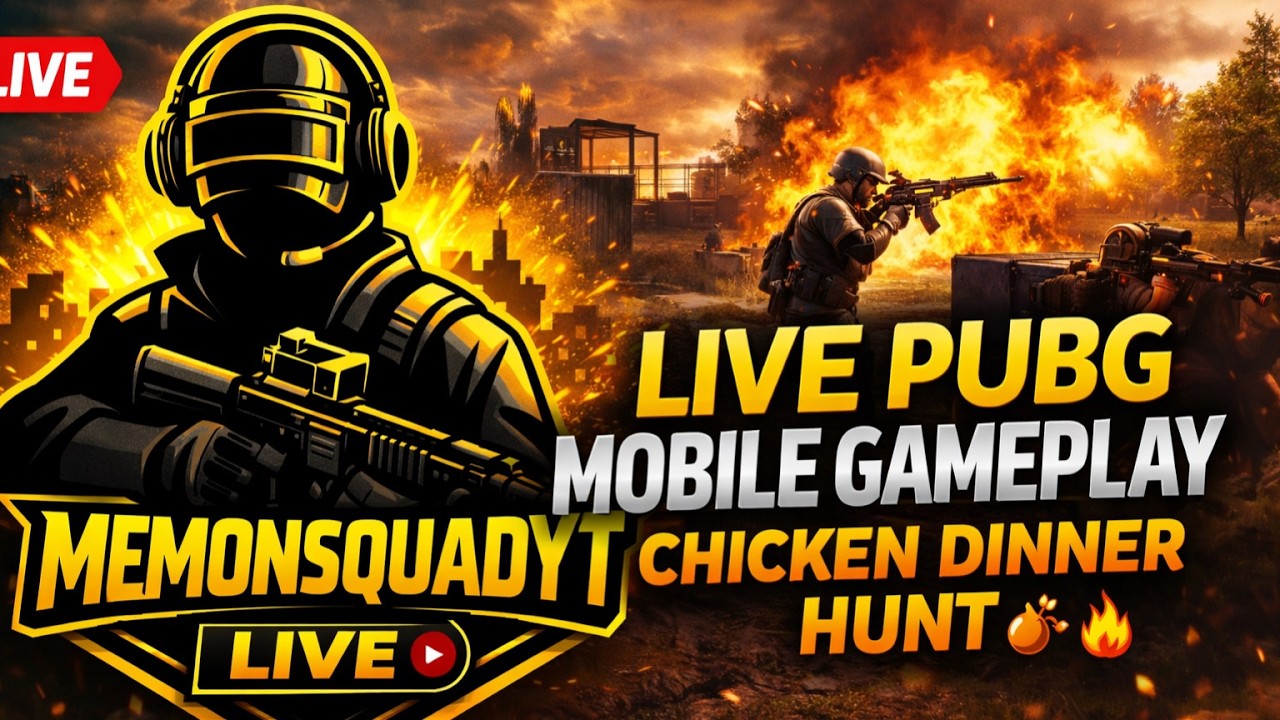🔴 LIVE PUBG Mobile Gameplay | Chicken Dinner Hunt 🍗🔥
