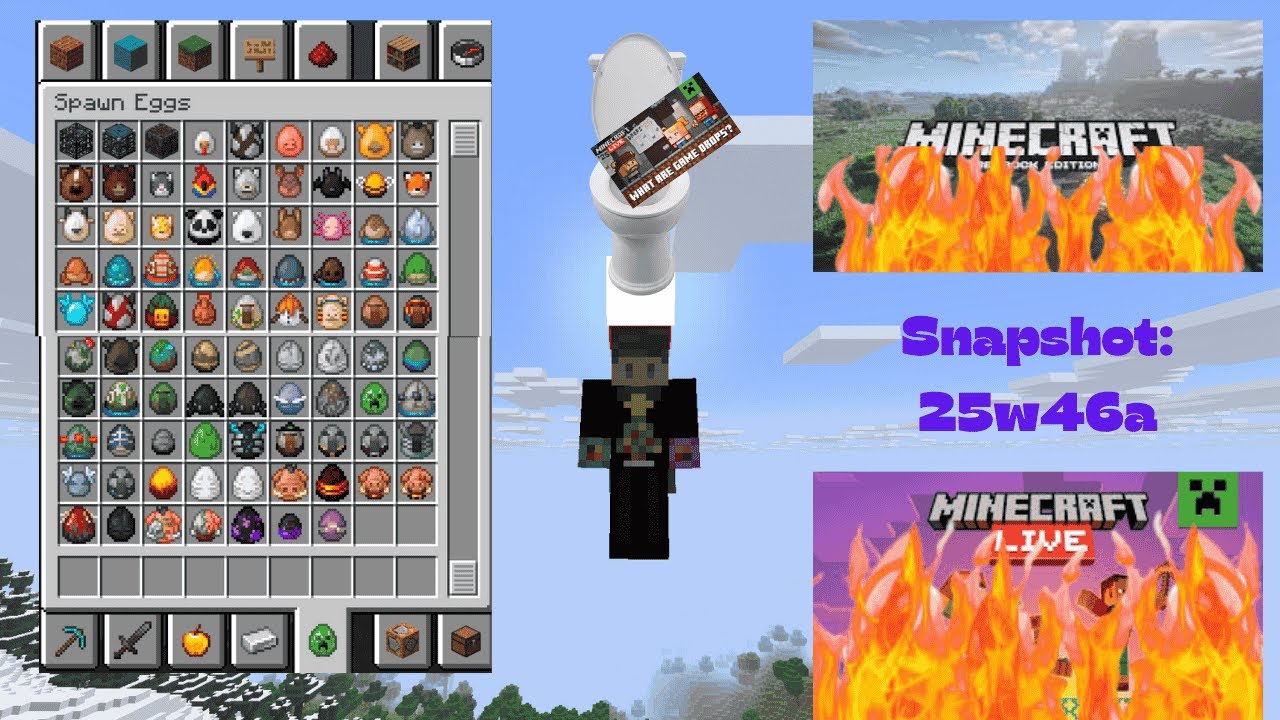 Minecraft: Mounts Of Mayhem - 1.21.11 Snapshot: 25w46a: Spawn Egg ...