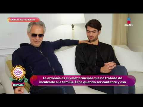 Andrea Bocelli canta con su hijo Matteo en su nuevo álbum titulado “Sí”