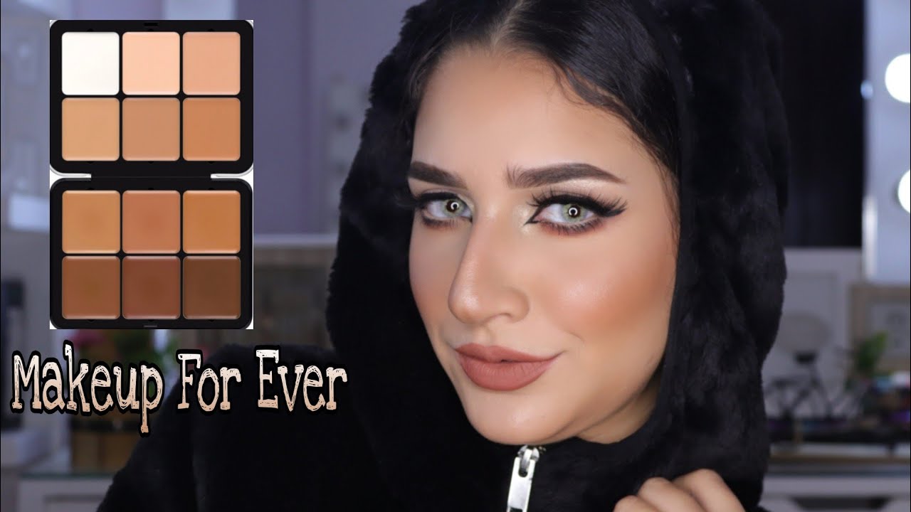 باليت واحده بس عملت بيها فاونديشن | كونسيلر | كونتور | كريكتور