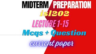 Isl202 midterm preparation 2026 | isl202 current paper