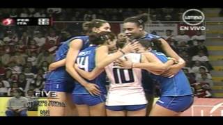 Peru x Italia 1set FIVB Women's Junior 2011