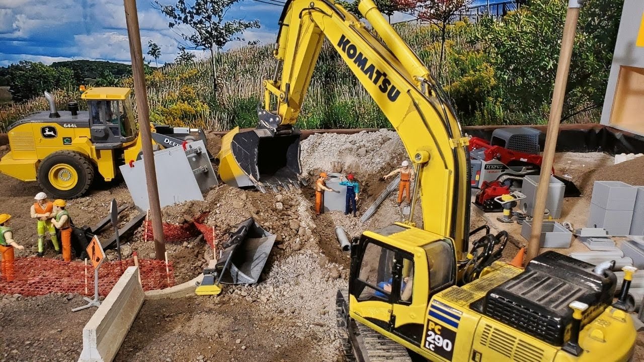 New Water Pipe Installation! RC Scale Models 1:16 Scale FULL Install ...
