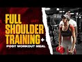 Full Shoulder training & Post Workout Meal | Mike Rashid