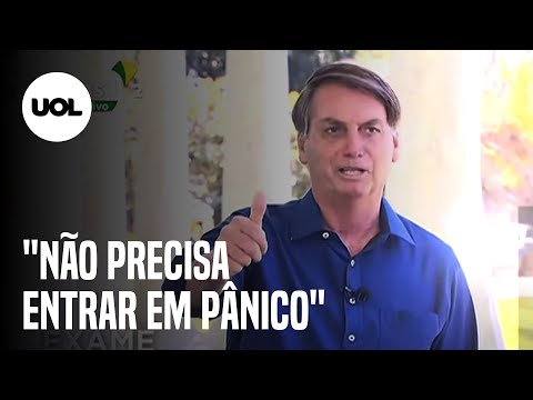 BOLSONARO DIZ QUE EXAME PARA COVID-19 DEU POSITIVO. ASSISTA A TRECHO DA ENTREVISTA COLETIVA