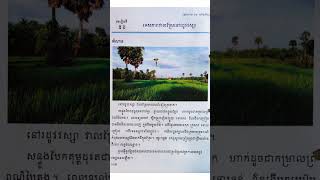 មេរៀនទី៥៦ ទេសភាពវាលស្រែនៅរដូវវស្សា មេរៀនថ្នាក់ទី 2 កខគឃង1 កខ កខគ #កខគឃង1 #khmer #shorts #reels #abcd
