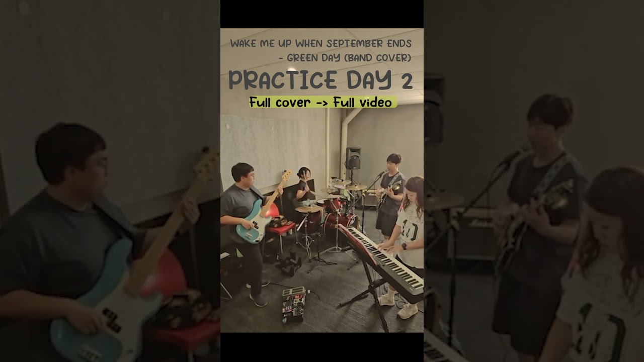 Wake Me Up When September Ends | Practice Full Cover