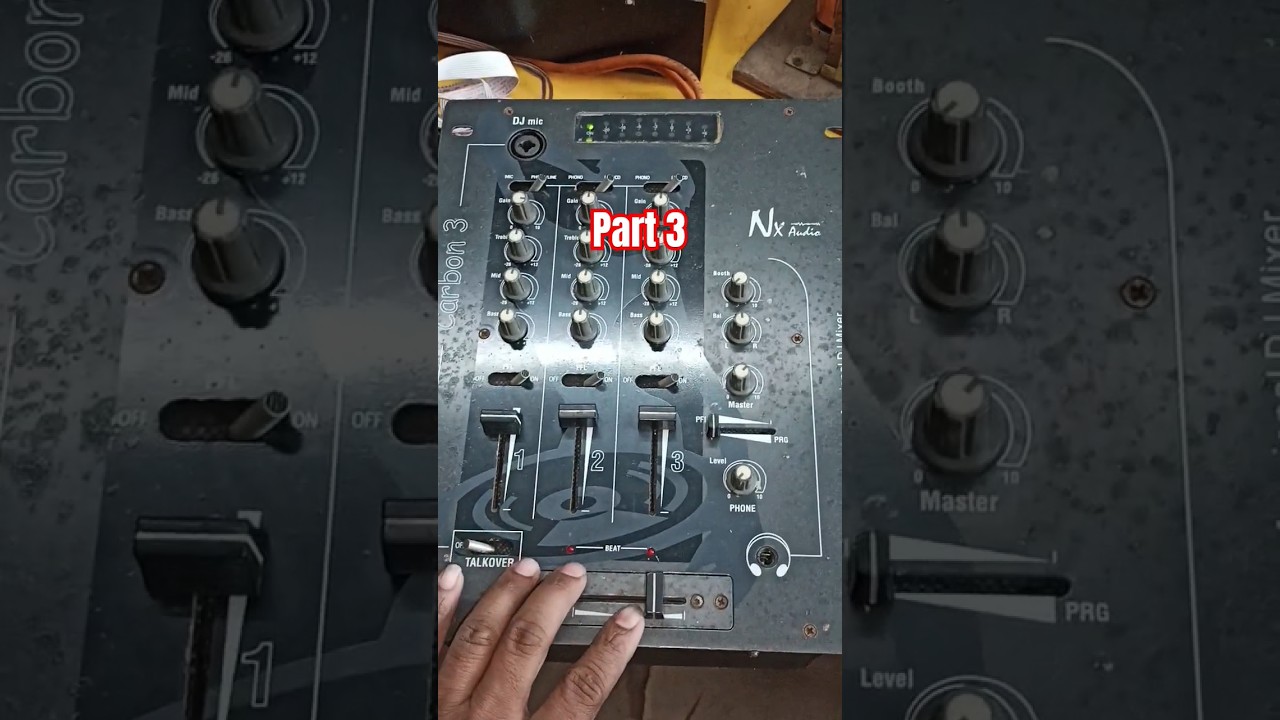 NX Audio carbon 3 Dj mixer repair shorts djrepairing dj350 dj850 