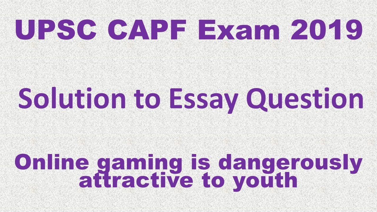 essay on online gaming is dangerously attractive to youth