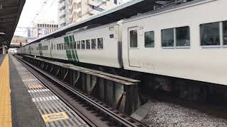 JR東日本185系A1編成(大宮総合車両センター東大宮)戸塚駅通過。