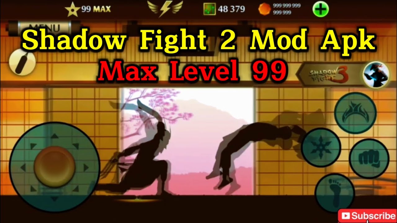 Download Shadow Fight 2 Mod Apk Max Level 99 Versi