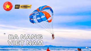 4k Uhd 60fps Beach Walk In Da Nang Vietnam  Gorgeous Views U0026 Pretty Girls