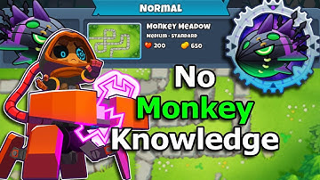 Lych Normal Tutorial || No Monkey Knowledge, No Abilities || Monkey Meadow (BTD6)