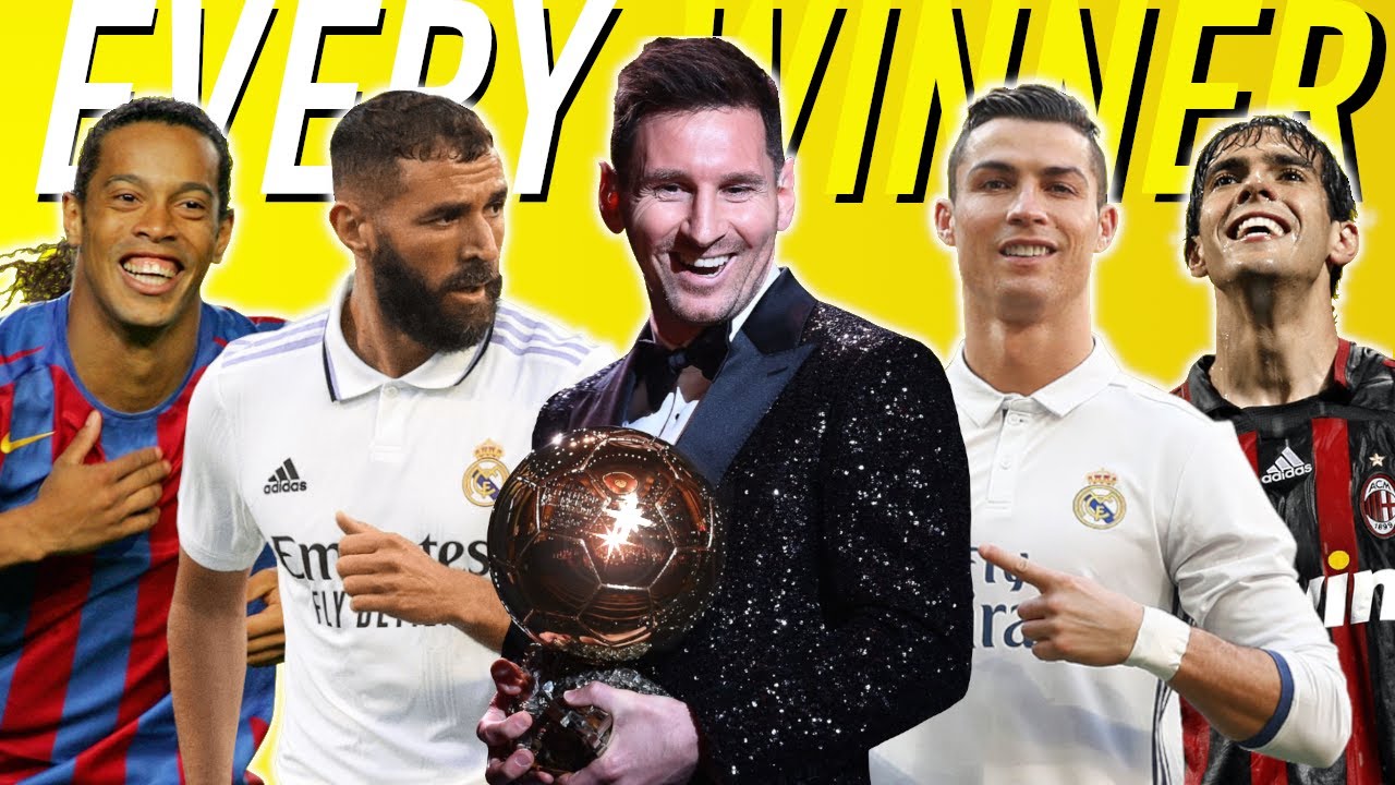 Ballon d'Or winners and the top 10 players from 2000 to 2021 as