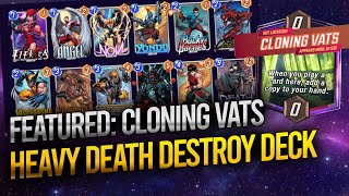 Marvel SNAP cloning vats deck pool 2 destroy deck death