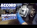 Honda Accord rear caliper replacement 2003 to 2017  EASY (DIY)