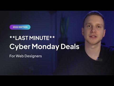 *Last Minute* Black Friday/Cyber Monday Deals for Web Designers