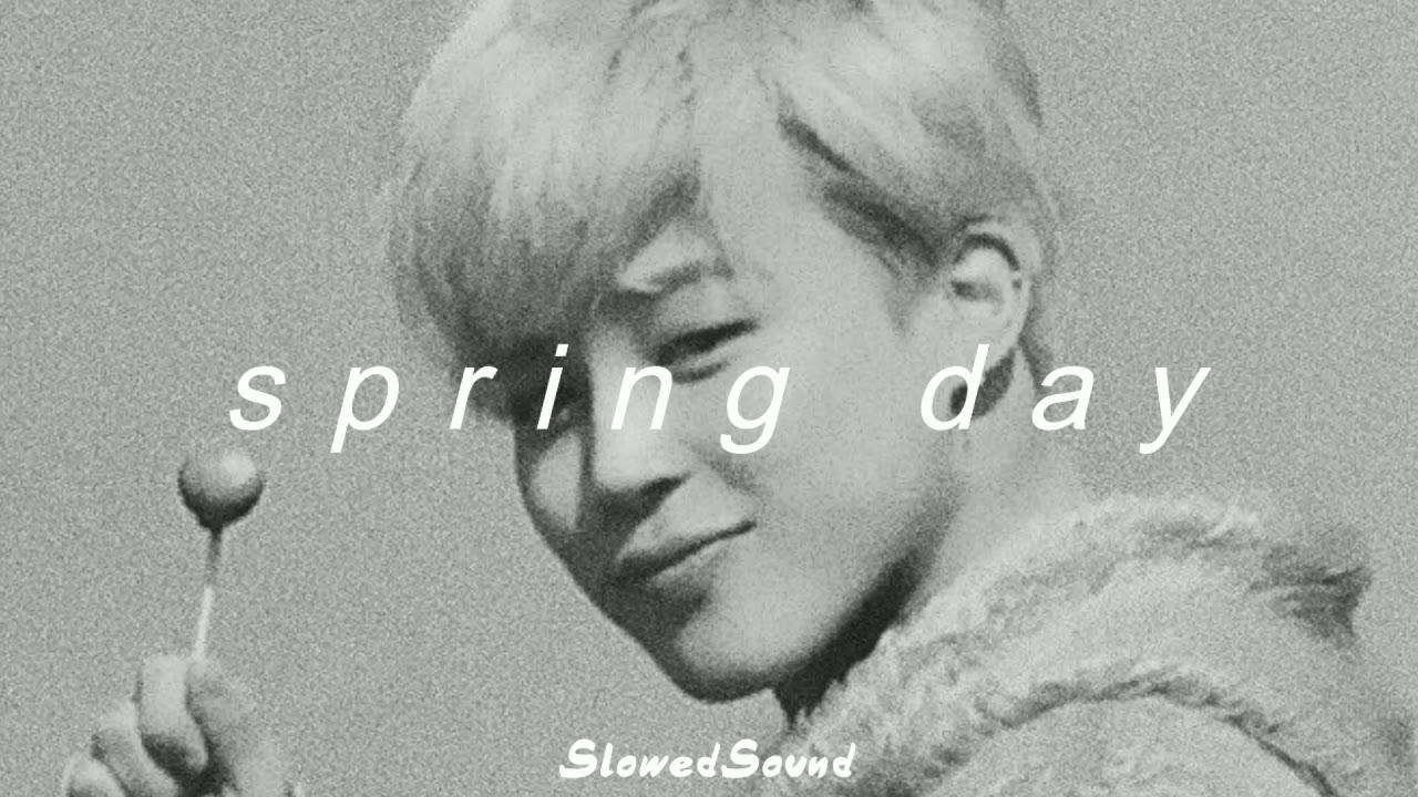 bts - spring day (slowed + reverb)