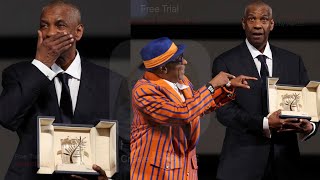 Denzel Washington Cries Receiving Surprise Cannes Honour